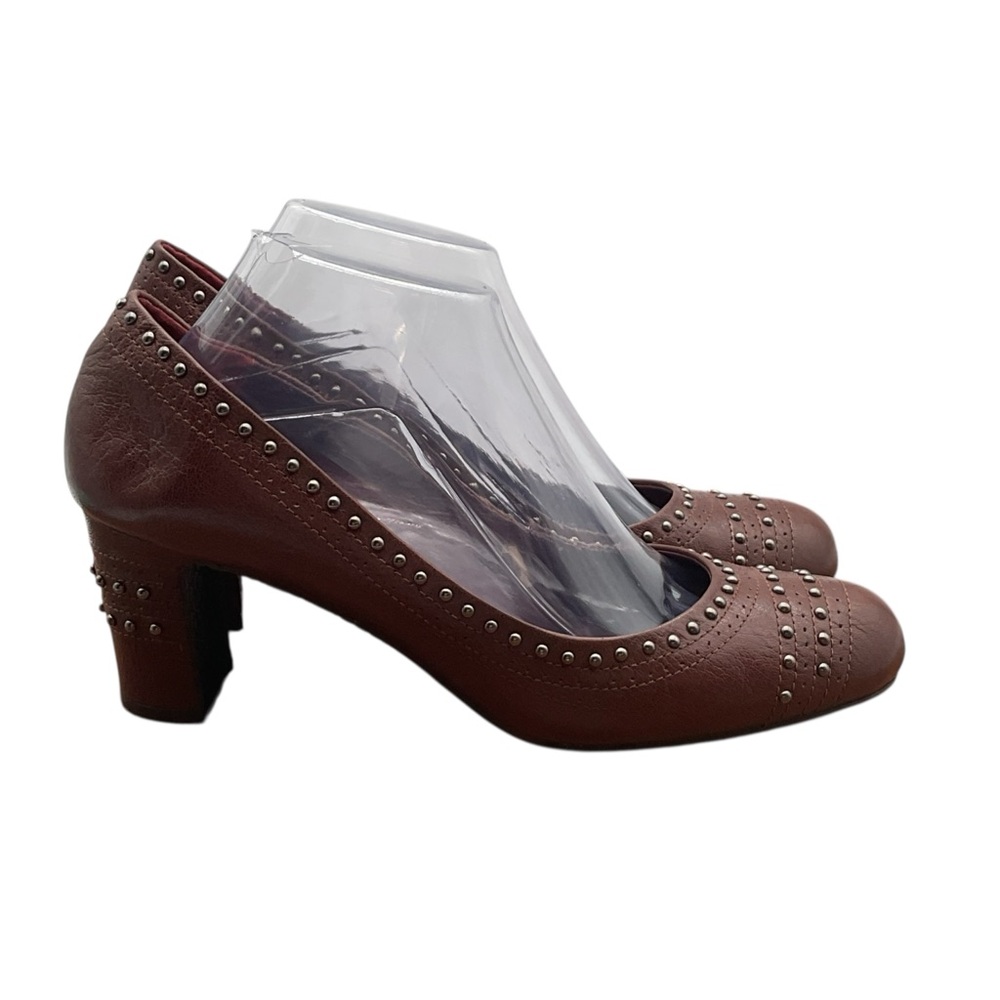 Johnston &‎ Murphy Studded Leather Flats size 10